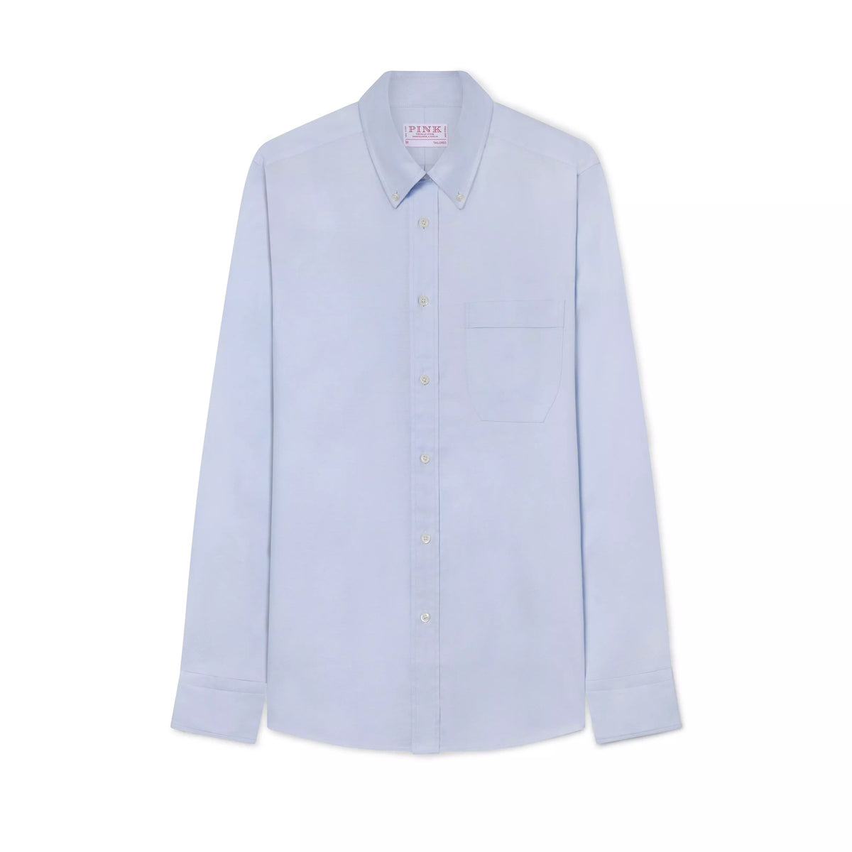 Pale Blue Tailored Fit Smart Casual Button Down Weekend Oxford Shirt