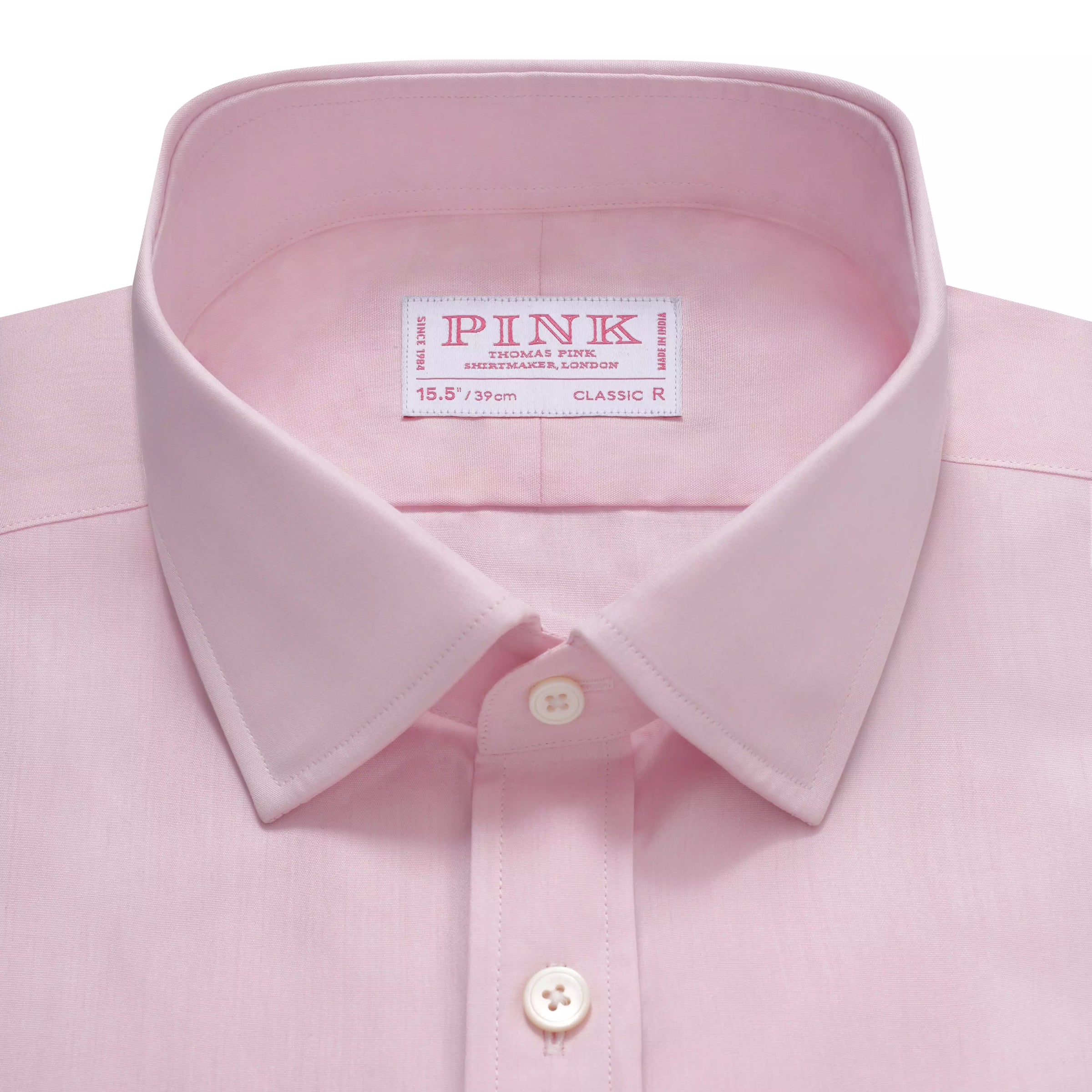 Pale Pink Classic Fit Ramses Poplin Formal Shirt